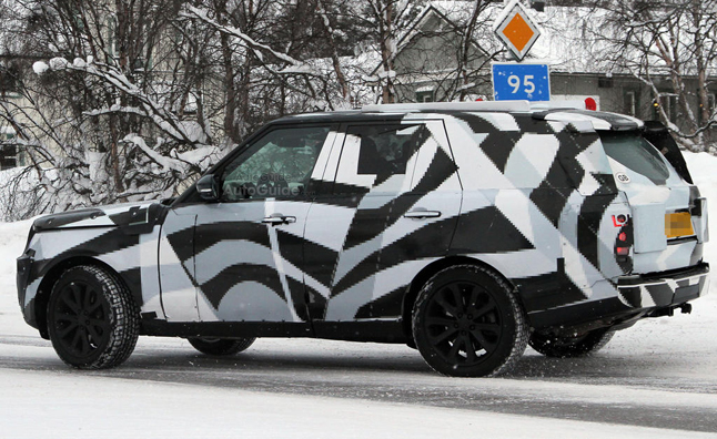 Range Rover på svenska vintervägar 2013